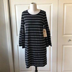 Black Striped Vince Camuto Dress